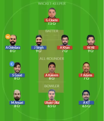 MAT vs MT Dream11 SL Team