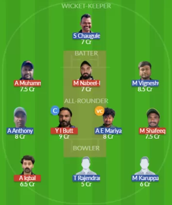 MEC vs CHK Dream11 SL Team