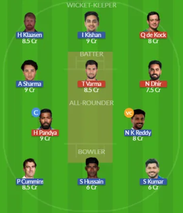 Dream11 SL Team