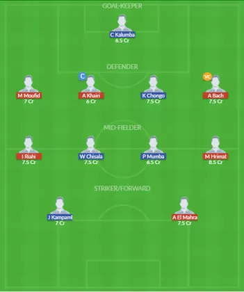 MOR vs ZAM Dream11 SL Team