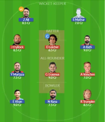 NAM vs HK SL Team