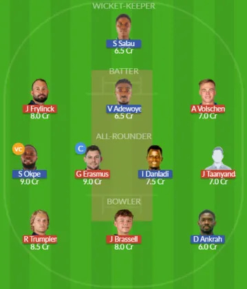 NAM vs NIG SL Team