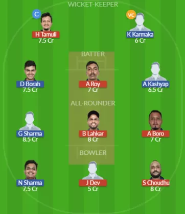 NBC vs GTC Dream11 SL Team