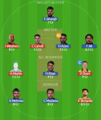 NTS vs CHK Dream11 SL Team