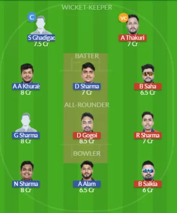 NVR vs GTC Dream11 SL Team