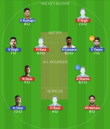 NZ vs EZ SL Team