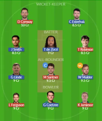 NZ vs SA SL Team