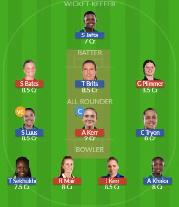 NZ-W vs SA-W SL Team