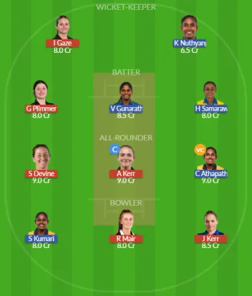 NZ-W vs SL-W SL Team
