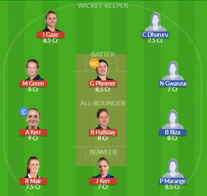 NZ-W vs ZM-W SL Team