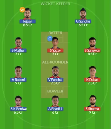 Dream11 SL Team