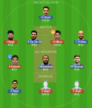 Dream11 SL Team
