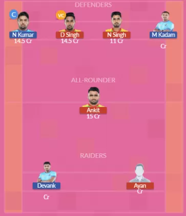 PAT vs BEN SL Team