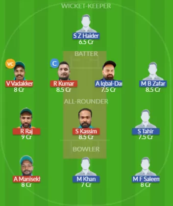 PC vs BCC Dream11 SL Team