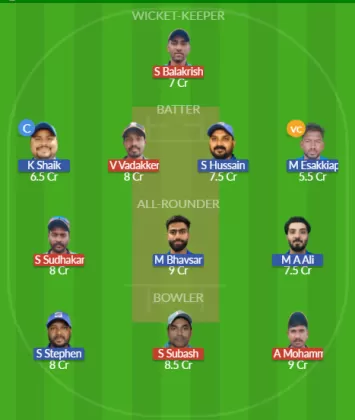 PC vs KRM Dream11 SL Team