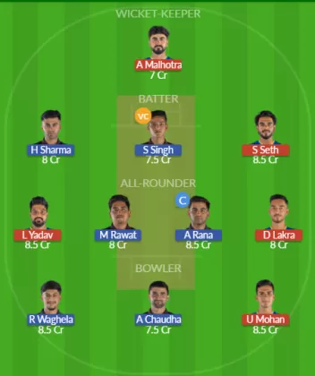 PD vs EDR Dream11 SL Team