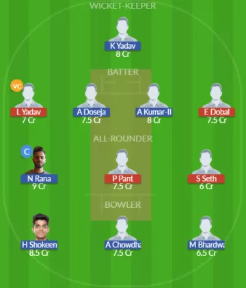 Dream11 SL Team