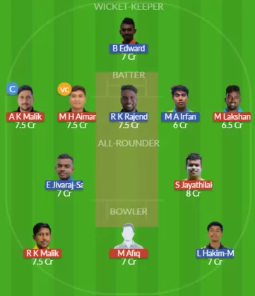 PER vs PEN Dream11 SL Team