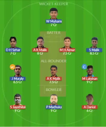 PER vs SEL Dream11 SL Team