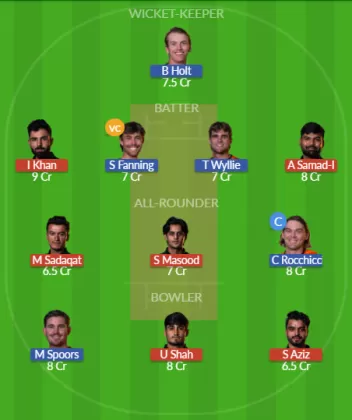 PK-A vs PSA Dream11 SL Team