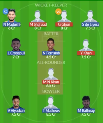 Dream11 SL Team