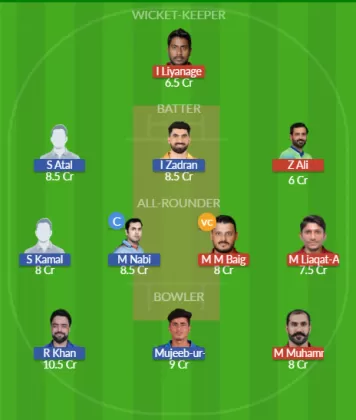 QAT vs AFG SL Team