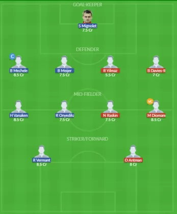 RNG vs BRU Dream11 SL Team