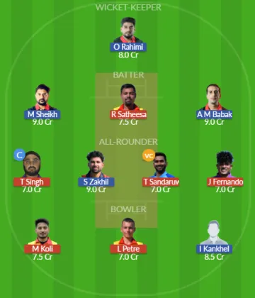 ROM vs BEL SL Team
