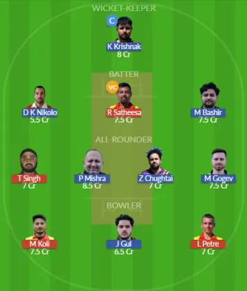 ROM vs BUL SL Team