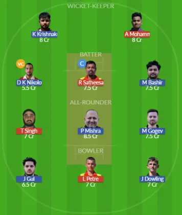 ROM vs BUL SL Team