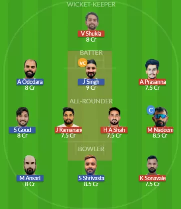 ROS vs MT Dream11 SL Team
