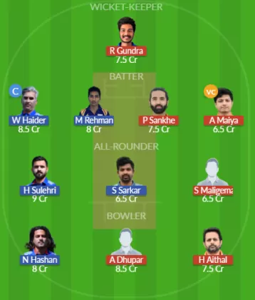 RPHX vs MAR Dream11 SL Team