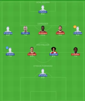 SER vs UTR Dream11 SL Team