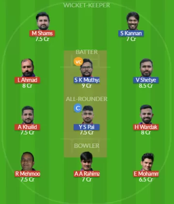 SGF vs VFB Dream11 SL Team