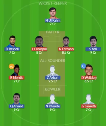 SL-A vs AF-A SL Team