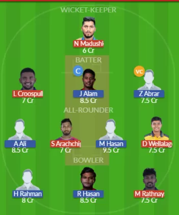 Dream11 SL Team