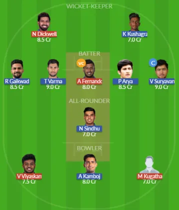 SL-A vs IN-A SL Team