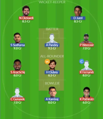 SL-A vs IN-A SL Team
