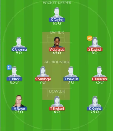SL-A vs NZ-A-W SL Team