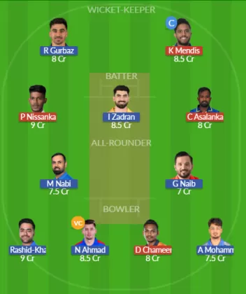 Dream11 SL Team