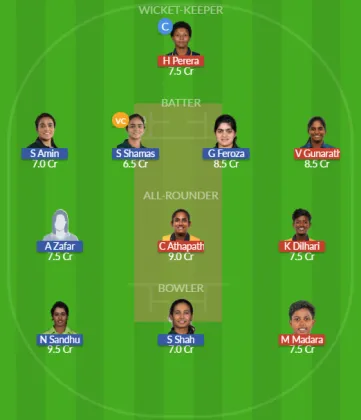 SL-W vs PAK-W SL Team
