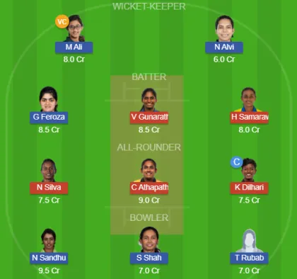 SL-W vs PAK-W SL Team