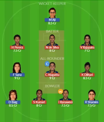 SL-W vs PK-W SL Team