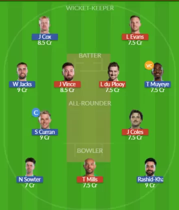 SOB vs OVI Dream11 SL Team