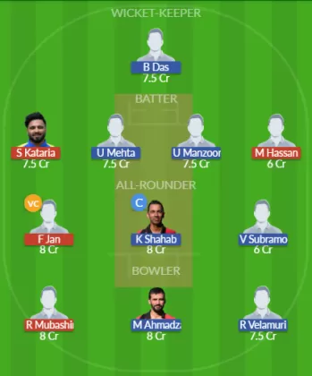 SRS vs DB Dream11 SL Team