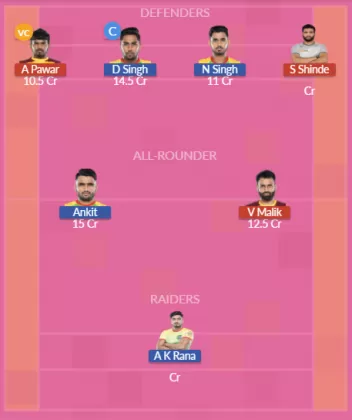 TEL vs PAT SL Team