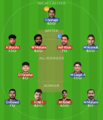 UAE vs QAT SL Team