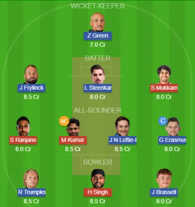 USA vs NAM SL Team
