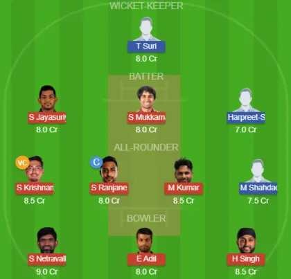 USA vs UAE SL Team