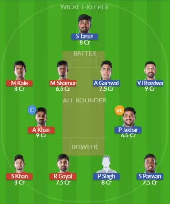 VMK vs YAR Dream11 SL Team